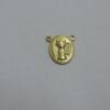 Oval with Angel 12x10 with 2 Jump Rings for Scapular