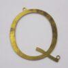 Photo-etched Letter Q with 2 Bail 35mm