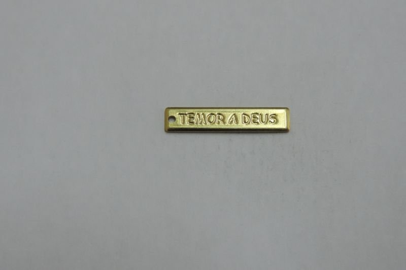 Plate Fear God 20x4mm with 1 Hole