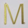 Photo-etched Letter M with 2 Bail 35mm