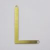 Photo-etched Letter L with 2 Bail 35mm