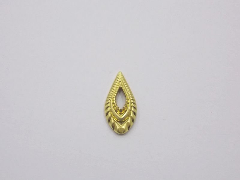 Drop 13mm Stamped Various without Bail