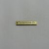 Plate Be Brave 20x4mm with 1 Hole
