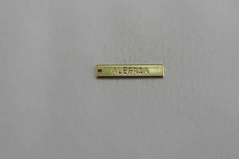 Plate Joy 20x4mm with 1 Hole