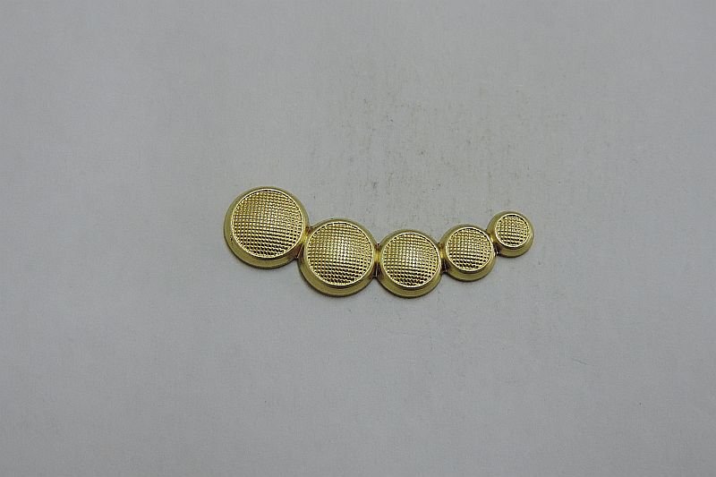 5 Balls Textured for Earring Ear Cuff Side Left