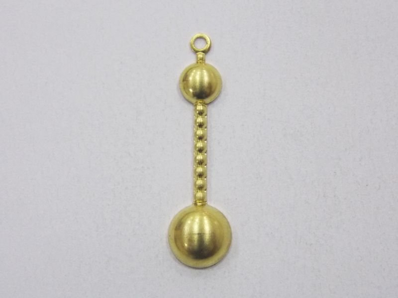 Base with Balls Stamped 4mm and 6mm with Bail