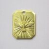 Plate Beveled with Spirit Saint with Diamond-cut 15mm with Hole
