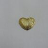 Heart Grooved with Little Bow without Bail without Hole 16mm