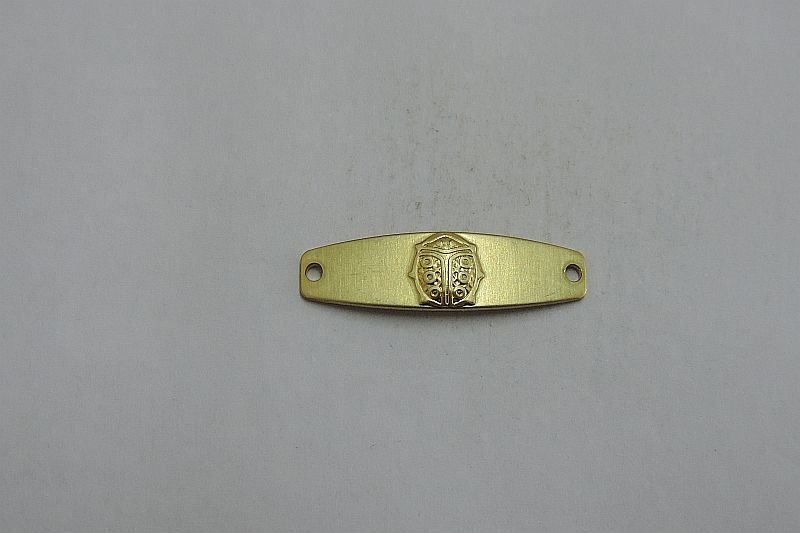 Sheet for Bracelet Kids 25x7mm (ladybug)