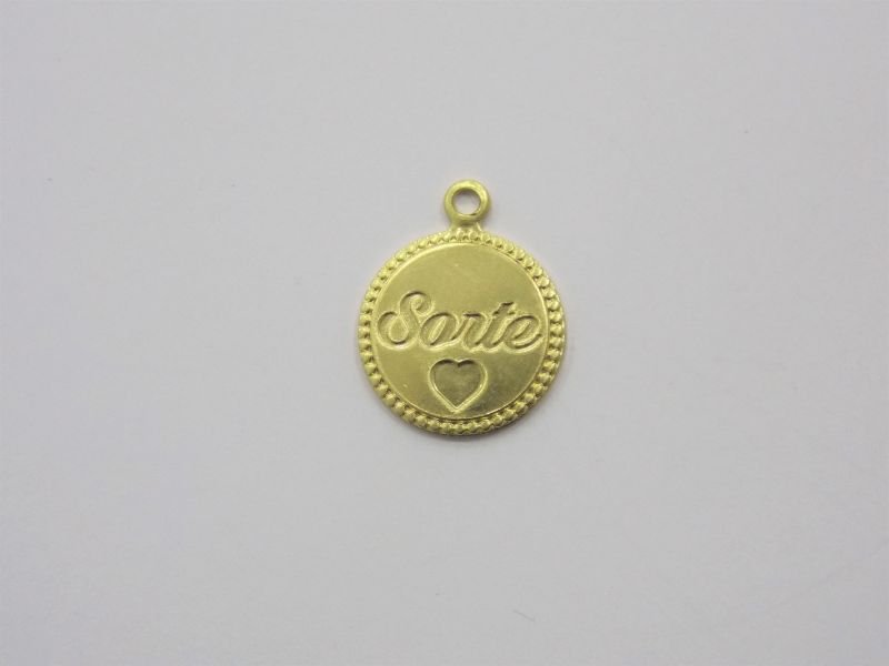 Round 12mm Luck Edge Straight with Bail (new)