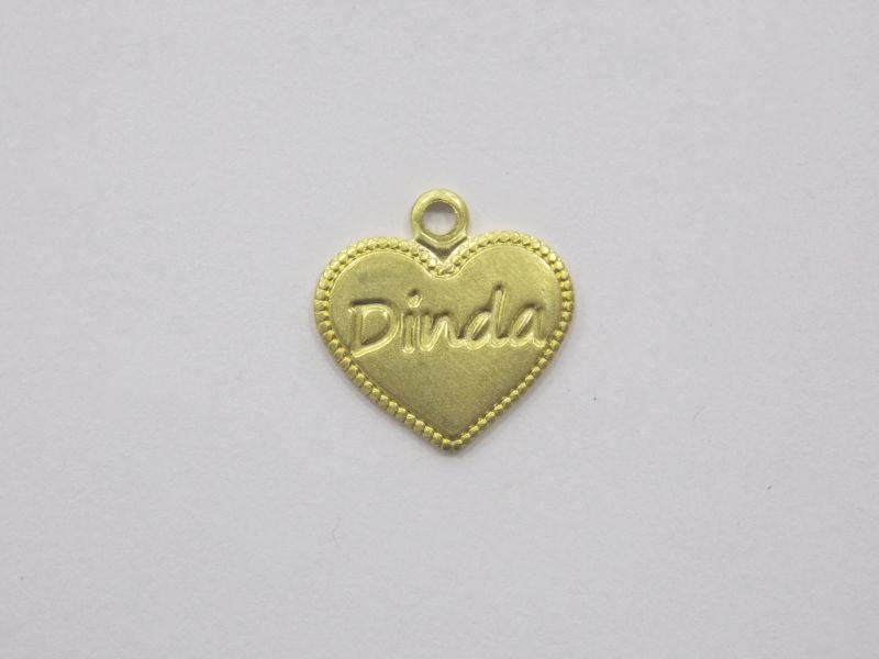 Heart 12mm " Dinda " with Bail