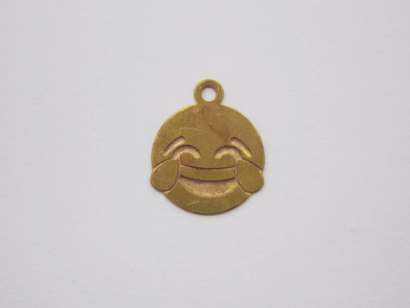Photo-etched Emoji Laughing Crying 11mm