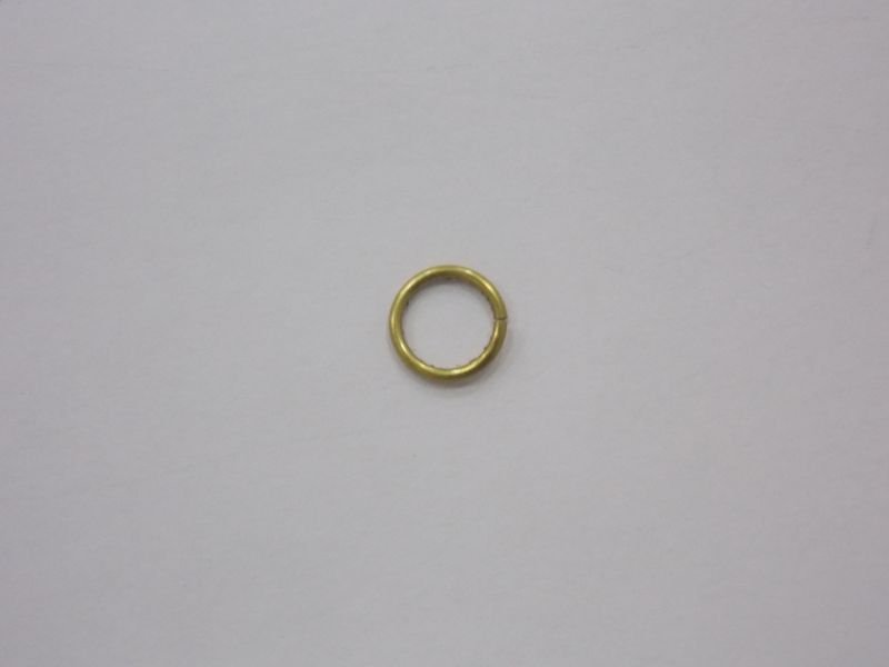 Small Jump Ring Brass 7mm Wire 0,80