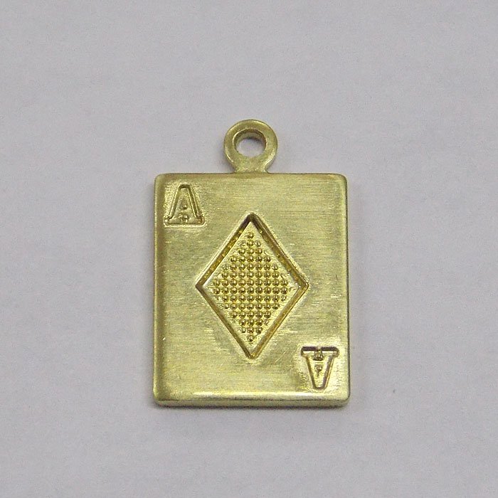 Square 8x10 card of Cards (gold)