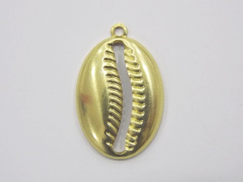 Cowrie Shell 20mm with Bail Openwork Middle