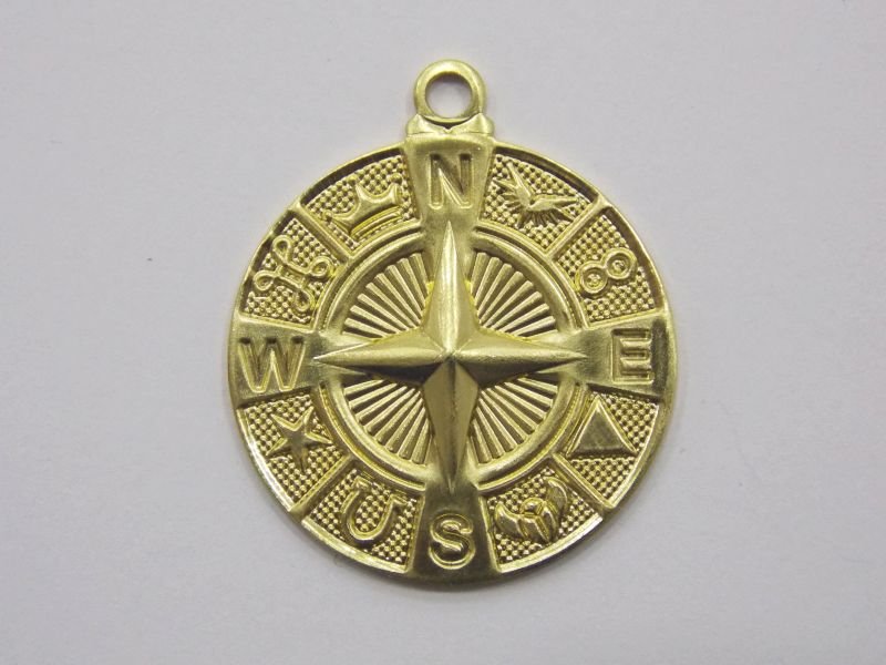 Compass with 1 Bail for Resin 20mm