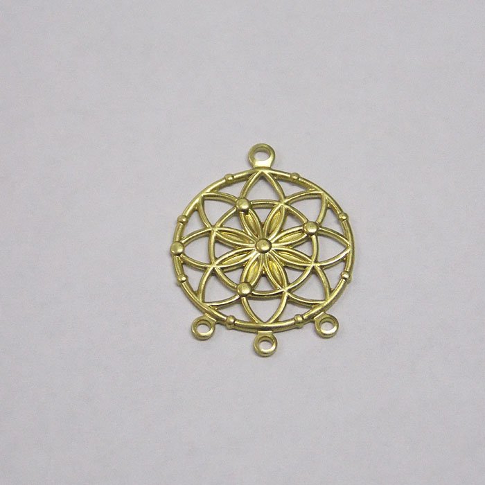 Dreamcatcher of Dreams 20mm with 1 Bail Top 3 Bottom