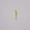 Feather Stamped 15mm with Bail