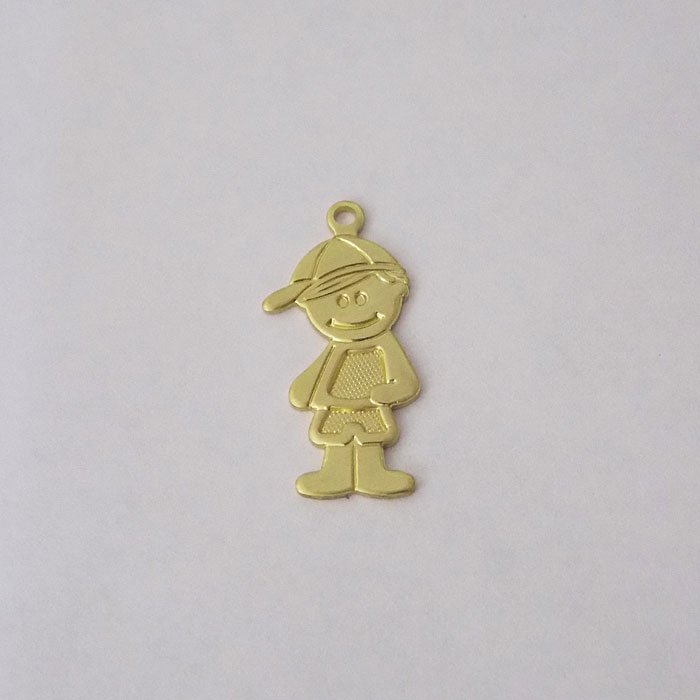 Pendant Boy Stamped for Resin 20mm