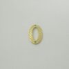 Oval Print Pyramid Openwork with 2 Hole 12x7,3mm