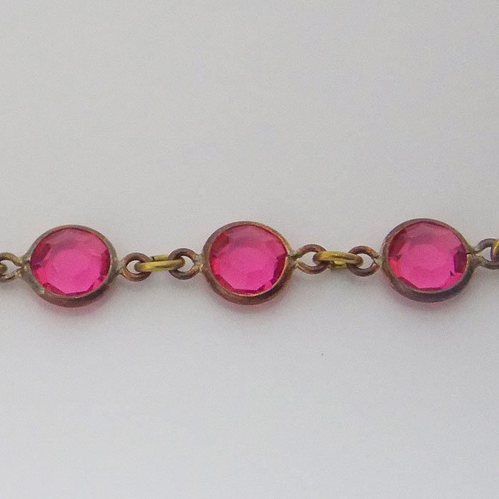 Chain Assembled Acrylic Rose 6mm