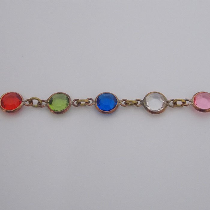 Chain Assembled Acrylic Colorful 6mm