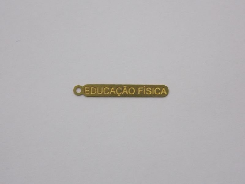 Photo-etched Tag Education Physics 24x4mm