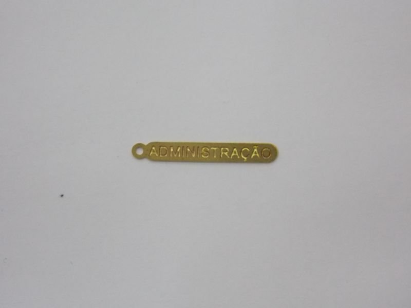 Photo-etched Tag Administration 24x4mm