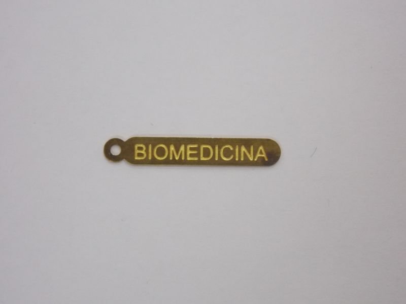 Photo-etched Tag Biomedicine 20x4mm