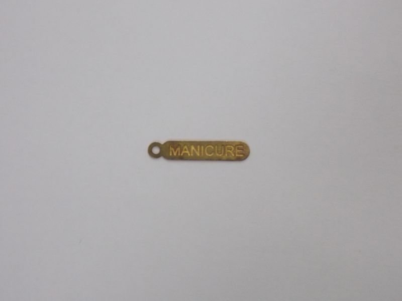 Photo-etched Tag Manicure 16x3,5mm