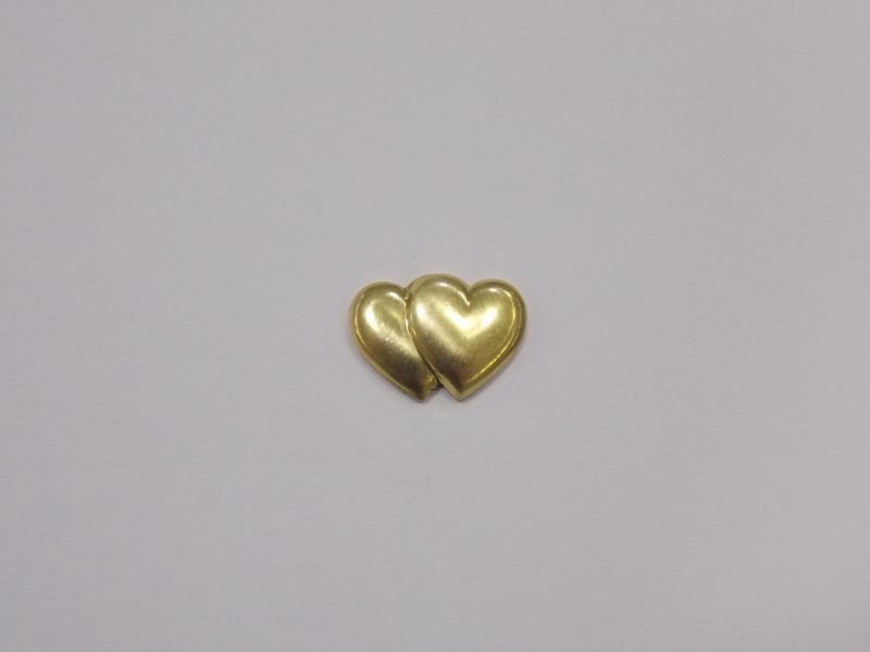 Heart Overlapping 9mm without Bail