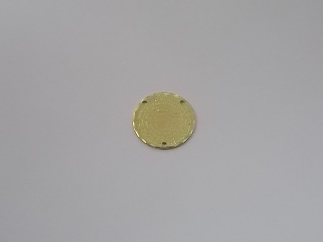 Father Our with 2 Holes Top and 1 Hole Bottom 15mm