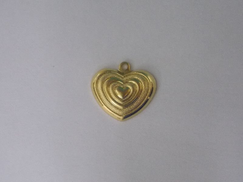 Heart 3d with 1 Bail 16mm
