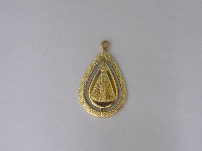 Pendant Drop Openwork with Our Lady Aparecida 20mm