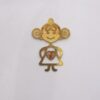 Girl with Dress Openwork with Heart 33mm