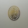 Oval Openwork with Our Lady of Grace Openwork 37mm