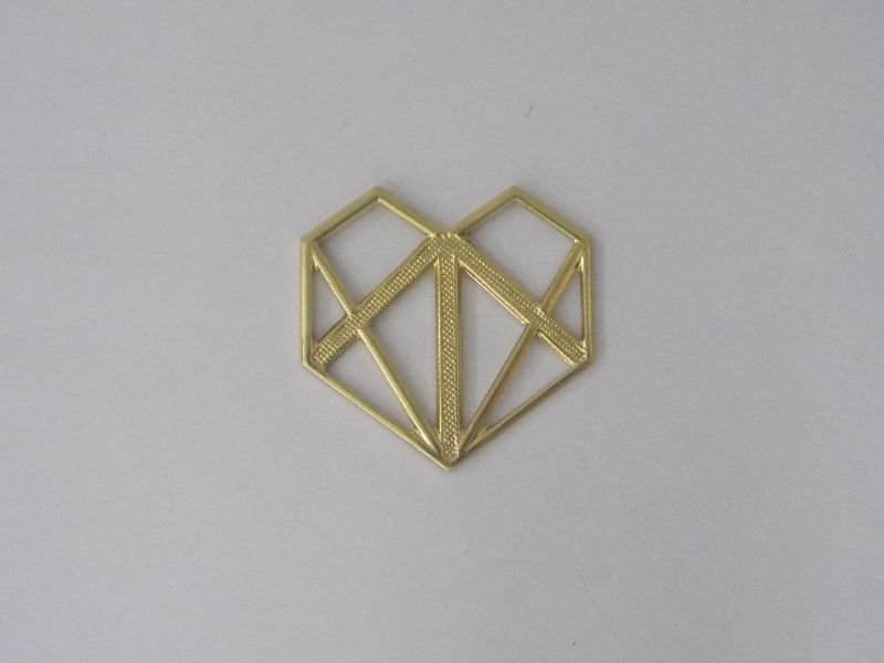 Pendant Diamond Openwork without Bail 20mm