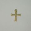Cross Openwork Diamond-cut with 1 Bail 23mm