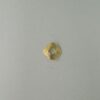 Clover Domed Diamond-cut Openwork Center with 1 Hole