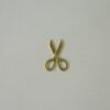 Pendant Scissors Openwork without Bail 16mm - Half