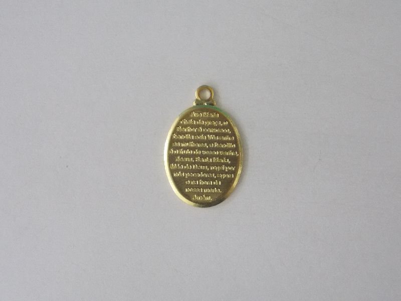 Pendant Oval 17mm with Prayer Bird Mary 0,40