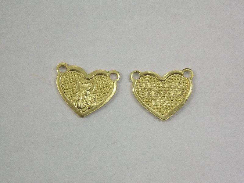 Heart 12x10 for Scapular 1 Side Carmel 1 Side Prayer