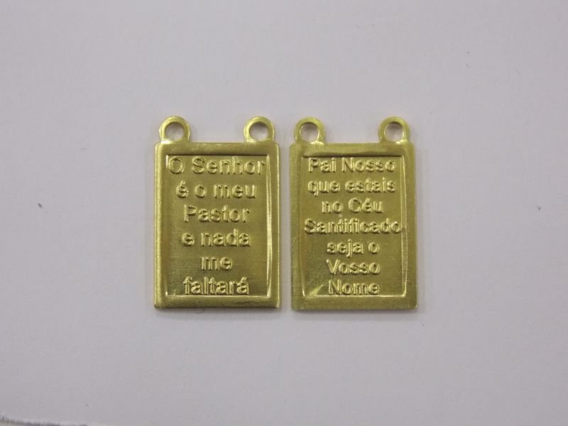Scapular 1 Side Father Our 1 Side Lord 17x13mm