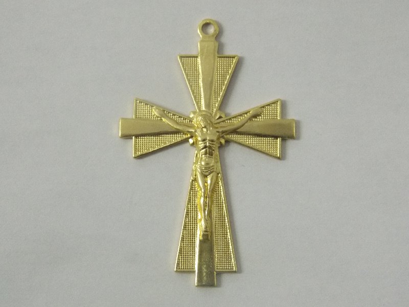 Cross Sacred with Cross Plain Center with Christ 35x25mm