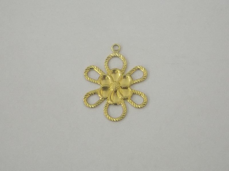 Flower Openwork with Flower Small for Resin 23mm with Bail