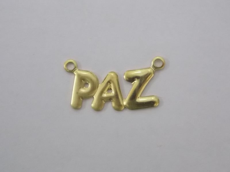 "paz" with 2 Jump Rings 20x9mm
