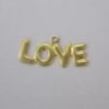 "love" with Jump Ring 25x9mm