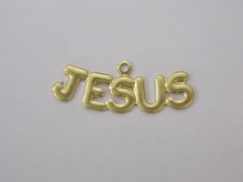 Letter "jesus" with 1 Bail 30mm