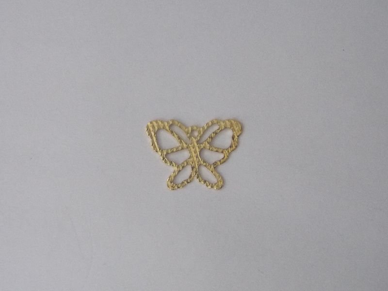 Butterfly with Various Openwork Diamond-cut 11m