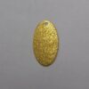 Oval Diamond-cut with Hole Top 20mm